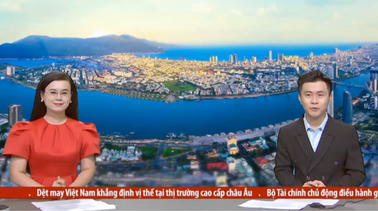 Mathilde Granveau on Vietnamese Television -  Artwork Inspired by Vietnam